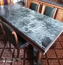 European style kitchen tables speak a lot about you as an individual and as a family. Lot Art Dining Table With Chairs Soft Wood Marble Leather