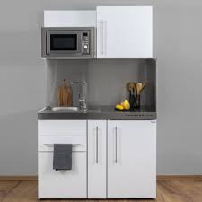 Burokuche 120 Cm Breit Mit Apothekerschrank Kuhlschrank A Mikrowelle
