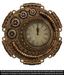 Steampunk Clock Render By Frozenstocks On Deviantart Steampunk Clock Old Clocks Clock