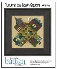 Autumn On Town Square Button Pack W Free Chart