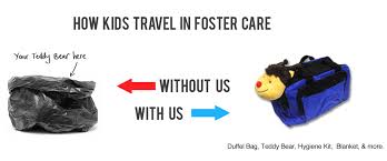 Make Sweet Cases Duffel Bags For Foster Kids Together We Rise Cute Service Idea Make Bedtime Bags For Childr Fostering Children Foster Care Foster Parenting
