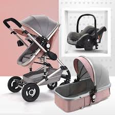 Baby Stroller 3 In 1 Pram With Car Seat Travel System Baby Stroller With Car Seat Newborn Bab Baby Strollers Travel System Newborn Stroller Stroller