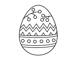 Huevo De Pascua Colorear