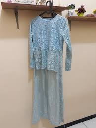 Salah satunya kebaya brokat berwarna hitam. Kebaya Brukat Warna Hijau Mint Fesyen Wanita Pakaian Wanita Di Carousell