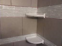 To install ceramic shelves in shower. Diy Shower Tiling Installing Floating Corner Shelves Youtube