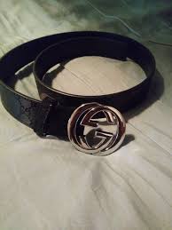 Black And Silver Gucci Belt Black Gucci Belt Men S Size 32 34 Worn Once Fashion Clothing Shoes Accessories Mensaccessories Belts Ebay Link Black Gucci Belt Gucci Belt Belt