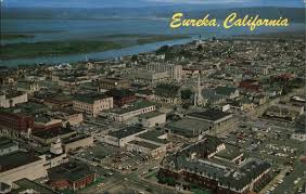 I now live in the bay area. Aerial View Eureka Ca Postcard