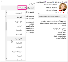 المترجم في Outlook دعم Office