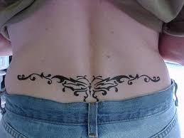 Flower designs, celtic designs, tribal designs, star designs, humming bird designs, dragon designs, butterfly designs. Lower Back Tribal Tattoos