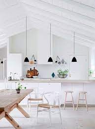 Keep things simple and clear, but add some decorative accents. A Bright Beautiful Nordic Kitchen Scandinavian Kitchen Design Scandinavian Kitchen Renovation House Interior
