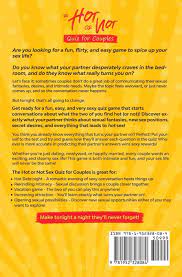 Instantly play online for free, no downloading needed! The Hot Or Not Quiz For Couples A Sexy Game Of Naughty Questions And Revealing Answers 4 James J R Amazon Com Mx Libros