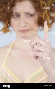 Bandaged woman hi-res stock photography and images