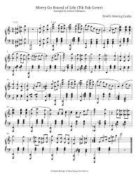 Merry Go Round Of Life Howl S Moving Castle Tiktok Cover Sheet Music Piano Sheet Music Piano Sheet