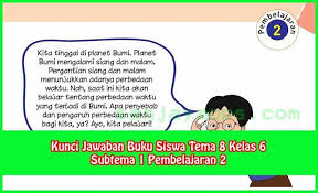 Kunci Jawaban Buku Tematik Tema 4 Kelas 6 Halaman 9 Peranti Guru