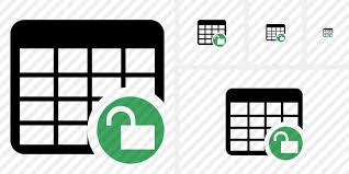 Unlock tables explicitly releases any table locks held by the current session. Database Table Unlock Icon Symbol Duo Icons Stock Icons Insofta Development