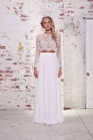 Kaufen sie die besten brautkleider 2021 online bei irenekleider.de. 2 Piece Crop Top Wedding Dress