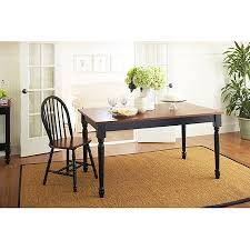 Farmhouse dining room tables and table sets are very popular and we listed our favorite products. Better Homes And Gardens Autumn Lane Farmhouse Dining Table Black And Oak Walmart Com Walmart Com