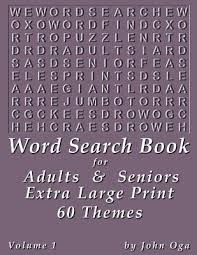 Each set includes a copyright release for use by your business or organization. Word Search Book For Adults Seniors Extra Large Print Giant 30 Size Fonts Themed Word Seek Word Find Puzzle Book Each Word Search Puzzle On A Tw Large Print Paperback