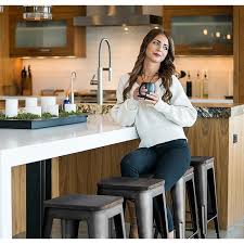 Un choix unique de chaise de comptoir disponible dans notre magasin. 8x Tabouret De Bar Avec Siege En Bois Chaise De Comptoir Metal Design Industriel Empilable Noir Cdiscount Maison