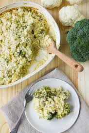 Vegan Broccoli And Cauliflower Rice Hemp Casserole Recipe Veggie Recipes Healthy Rice Recipes Vegan Healthy Casserole Recipes
