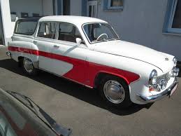 1965 wartburg 311 1000 car seen from outside and inside. Wartburg 311 Camping Deluxe