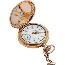 American Waltham Ladies Pocket Watch 14 K Gold Case Engraved Cover Star Diamond Inset 1894 Pocket Watch Pocket Watch Antique Luxury Watches For Men