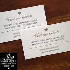 Wedding Website Enclosure Card Invitation Inserts With Etsy Photo Wedding Card Wedding Website Invitation Cards