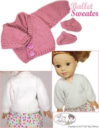 There are over 1000 patterns that you can easily download at the click of a button, including stunning designs from top brands such as. Doll Tag Clothing Ballet Sweater 13 15 Doll Clothes Knitting Pattern Pixie Faire