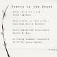 Poetry in the Round at the Coburg Commons Bookstore