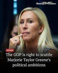 OPINION: Rep. Marjorie Taylor Greene (R-GA) is in the midst of a Democratic  turn after her political ambitions have fallen flat, proving that President  Donald Trump was right not to back her