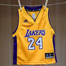 Black And Yellow Lakers Jersey For Toddlers Lakers Toddler Kobe Bryant Home Jersey Bryant Home Baby Sports Clothes Basketball Clothes