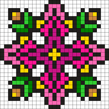 Patterns range from basic designs to intricate pictures. Flower Cross Perler Bead Pattern Bead Sprites Simple Fuse Bead Patterns