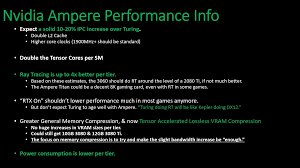 Nvidia Ampere Rumor Next Gen Geforce Has No Perf Hit With Rtx On Tweaktown