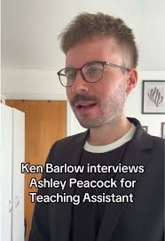 Ken Barlow Interviews Ashley Peacock for Teaching Role