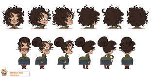 The Loud Booru - Post 15243: artist:jacob_west character:morag model_sheet  official_art solo text the_loud_house_movie turnaround