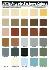 color chart marroccos stamped concrete