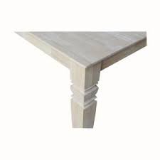 International Concepts Unfinished Butterfly Leaf Dining Table K 4040jxbt 30j The Home Depot Dining Table Unfinished Furniture Table