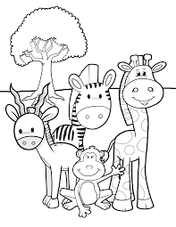 Animal Coloring Pages For Kids Libros Para Colorear Colorear Online Figuras Para Colorear