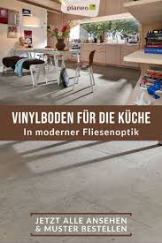 Vinylboden In Fliesenoptik Fur Die Kuche Wasserbestandig Und Stossfest In 2020 Vinylboden Vinyl Designboden Vinyl Fliesen