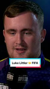 Luke Littler 🤝 FIFA #darts #lukelittler #littler #fifa #fifaultimateteam  #fyp #foryoupage