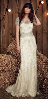 Gallery Jenny Packham Spring 2017 Vintage Beaded Wedding Dress Dee Jenny Packham Wedding Dresses Evening Gowns With Sleeves Vintage Inspired Wedding Dresses
