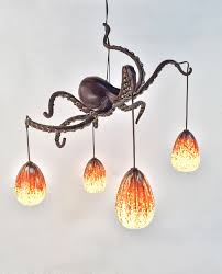 Octopus Chandelier Small Daniel Hopper Design A Modern Blacksmith