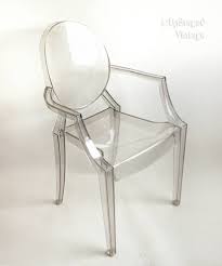 Vintage Louis Ghost Chair Phillipp Starck By Kartell Armchair Transparent By Upstagedvintage On Etsy Sandalye