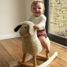 For the list of materials, as well as tips on modifying the pattern, visit our bobble sheep pillow in gentle giant post. Little Bird Told Me Lambert Infant Rocker Baby Rocker Rocking Sheep Kids Rocker