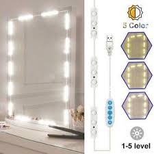 Sold & shipped by lights online. Table Mirror Led Strip Lamp Makeup Fill Light Waterproof Vanity Lights Usb Wall Ebay