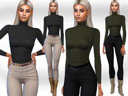 Weerbesu's more columns mod · 9. The Sims Resource Female Fullbody Casual Outfits