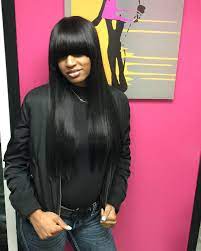 Full Quick Weave Bangs Tiannaj Black Bob Hairstyles Black Hairstyles With Weave Quick Weave Curly
