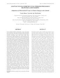 Hortikultura adalah istilah yang berasal dari bahasa latin, yaitu hortus (kebun) dan cultura (pembudidayaan). Pdf Adaptasi Tanaman Hortikultura Terhadap Perubahan Iklimpada Lahan Kering Adaptation Of Horticultural Crops To Climate Change In The Upland