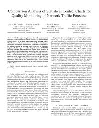 Pdf Comparison Analysis Of Statistical Control Charts For