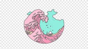 Paintings, photographs, abstracts, prints and more. Pink Wave Japan The Great Wave Off Kanagawa T Shirt Anime Drawing Cartoon Pink Sea Free Matting Material Cartoon Character Fictional Character Png Pngegg